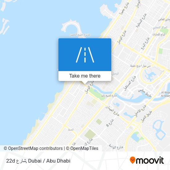 22d شارع map