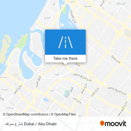 شارع سمرقند map