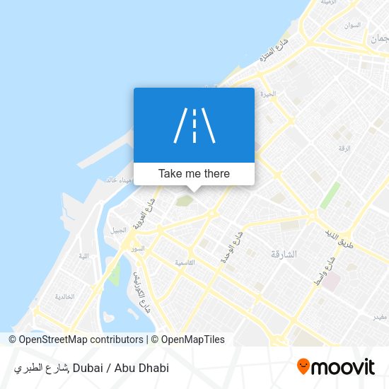 شارع الطبري map
