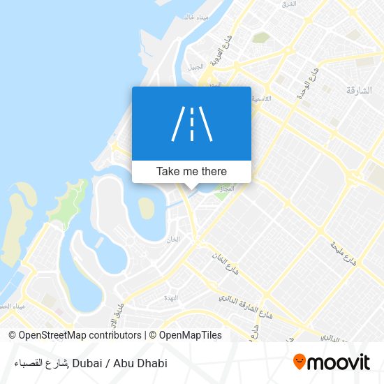 شارع القصباء map