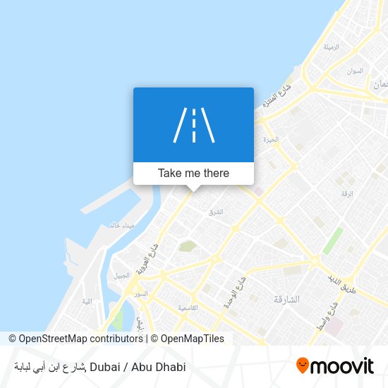 شارع ابن أبي لبابة map