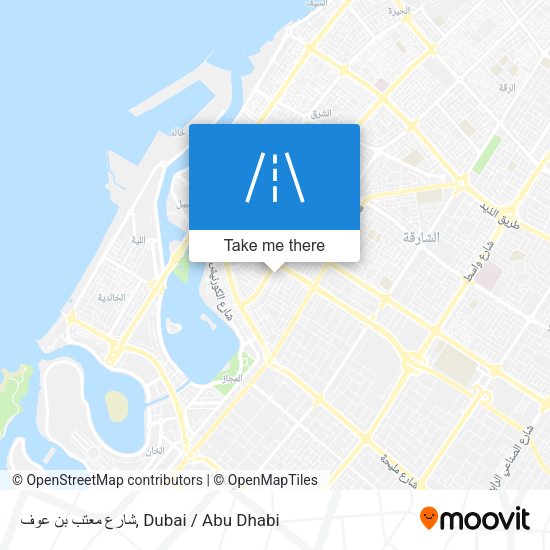 شارع معتب بن عوف map