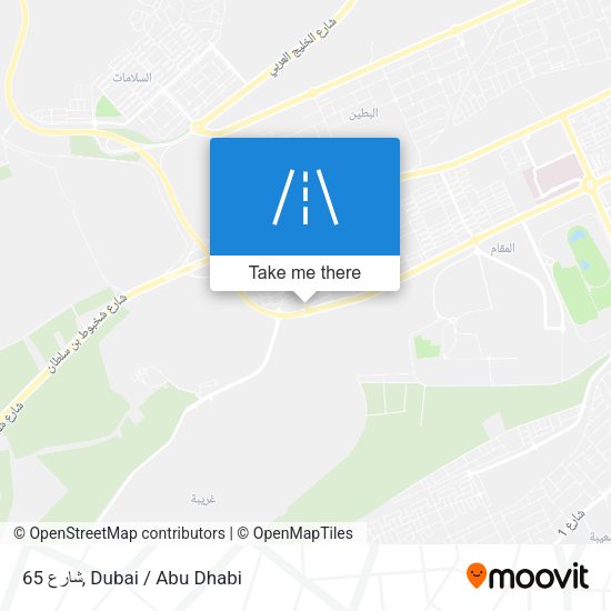 شارع 65 map