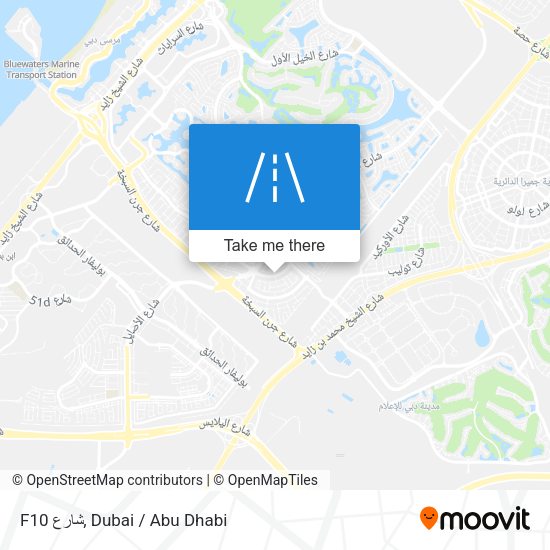 F10 شارع map