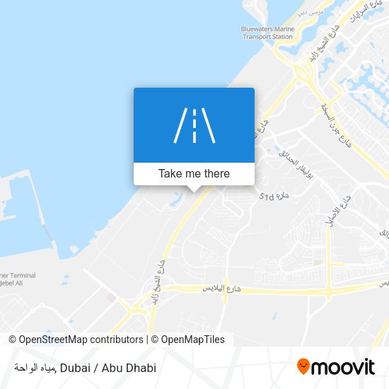 مياه الواحة map