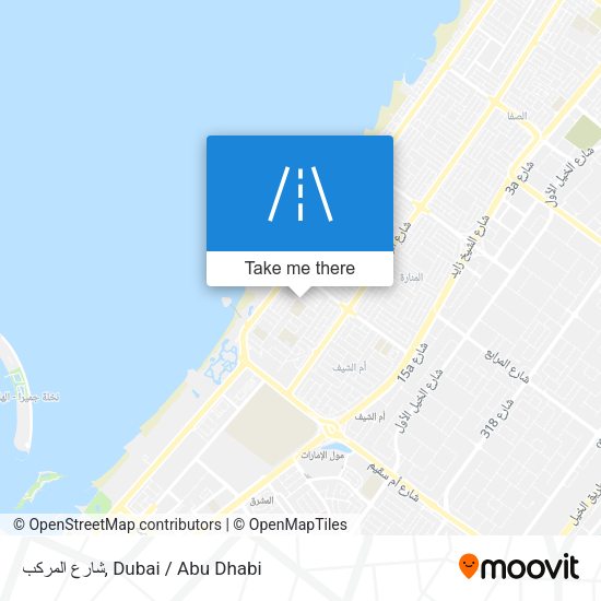 شارع المركب map