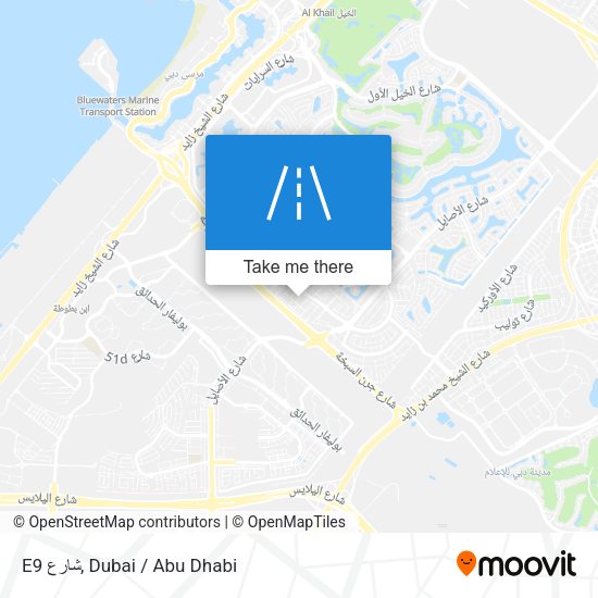 E9 شارع map