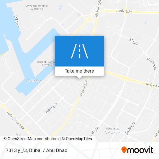 شارع 7313 map
