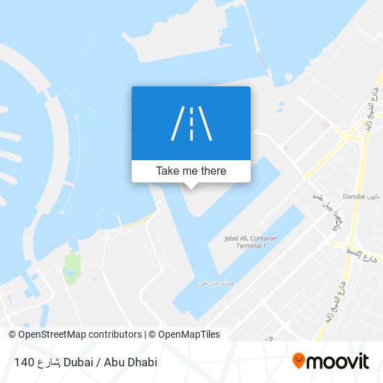 شارع 140 map