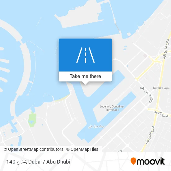 شارع 140 map