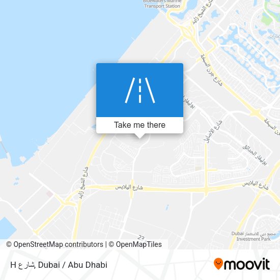 H شارع map