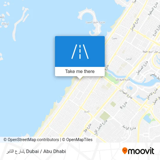 شارع الثابر map