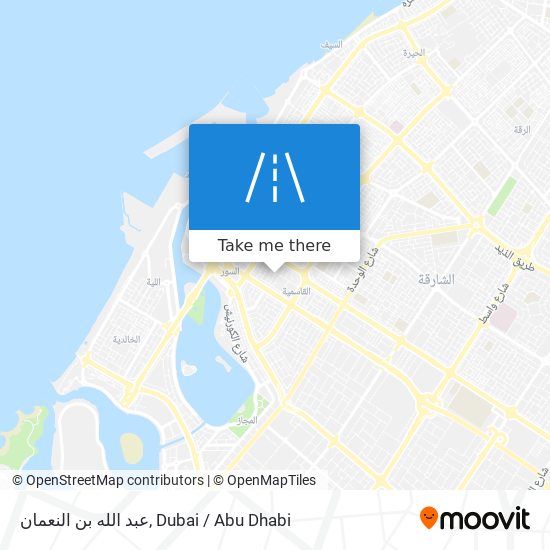 عبد الله بن النعمان map