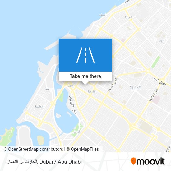 الحارث بن النعمان map
