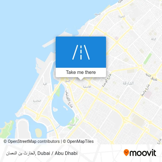 الحارث بن النعمان map
