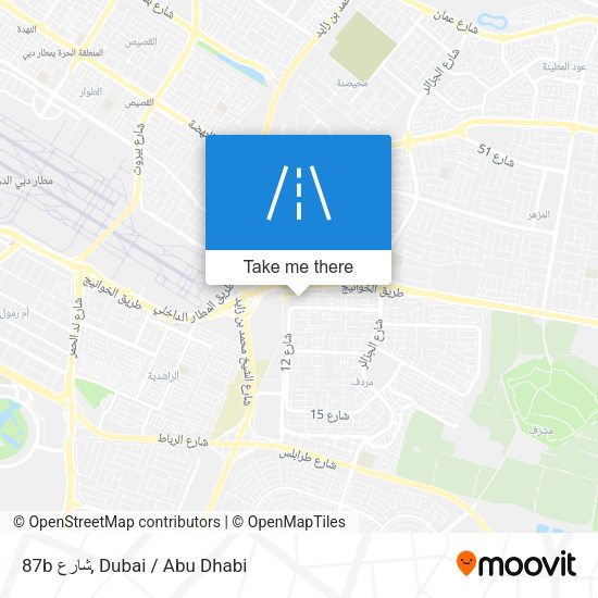 87b شارع map