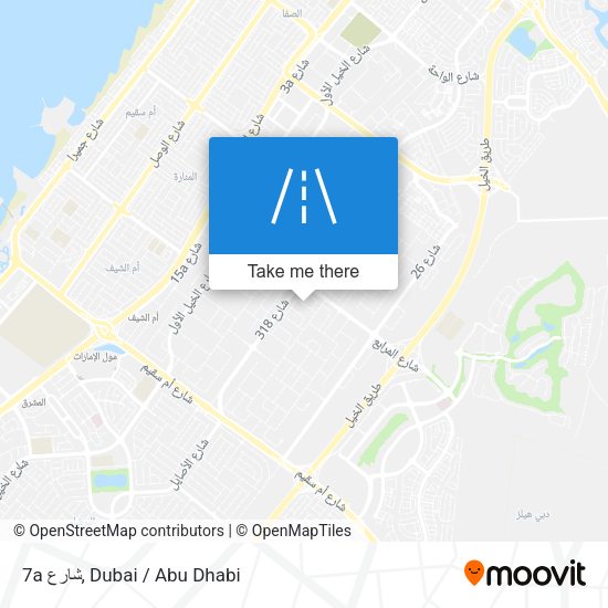 7a شارع map