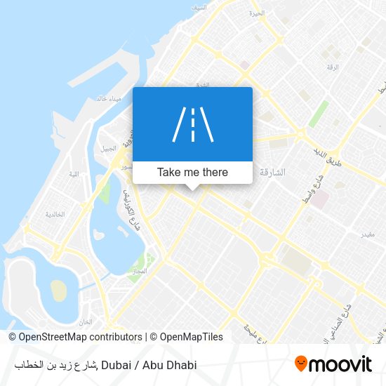 شارع زيد بن الخطاب map