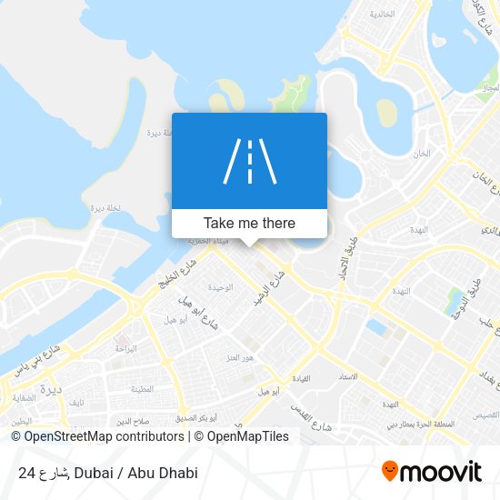 شارع 24 map