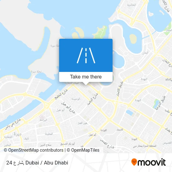 شارع 24 map