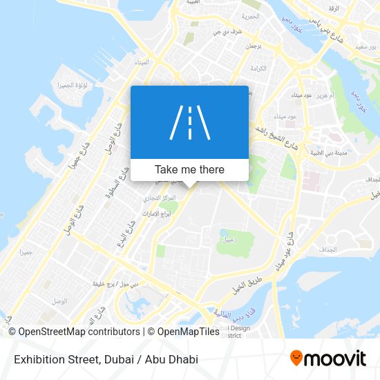 Exhibition Street map