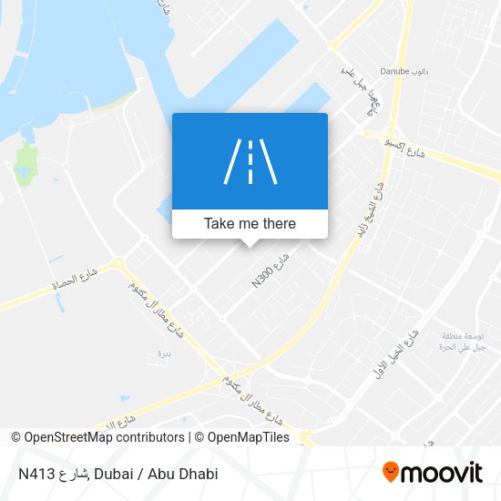 N413 شارع map