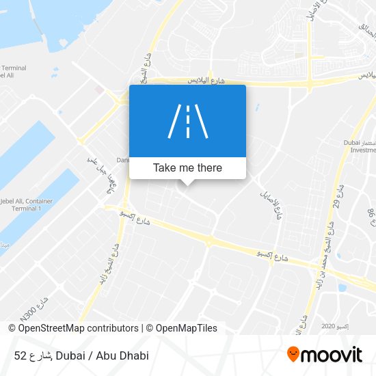 شارع 52 map