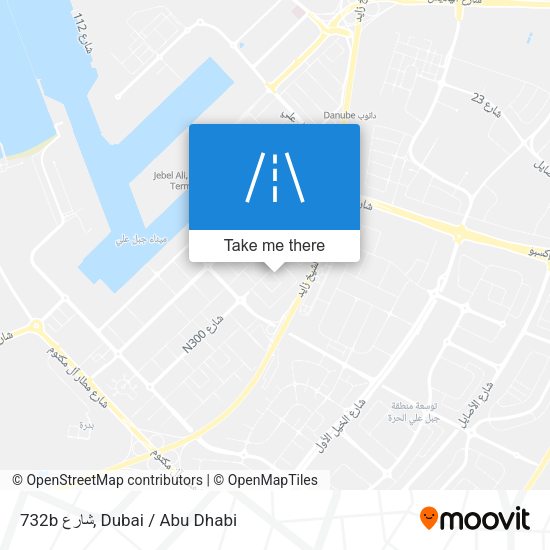732b شارع map
