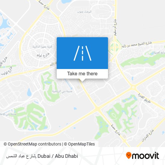 شارع عباد الشمس map