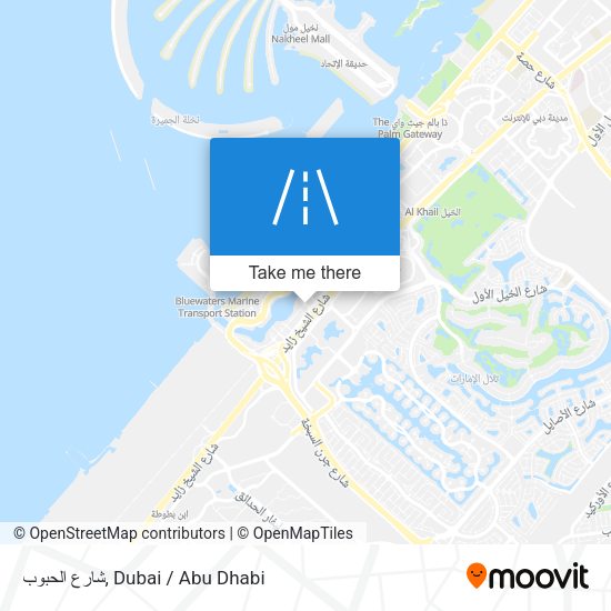 شارع الحبوب map