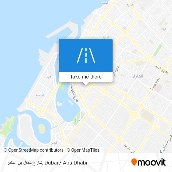 شارع معقل بن المنذر map