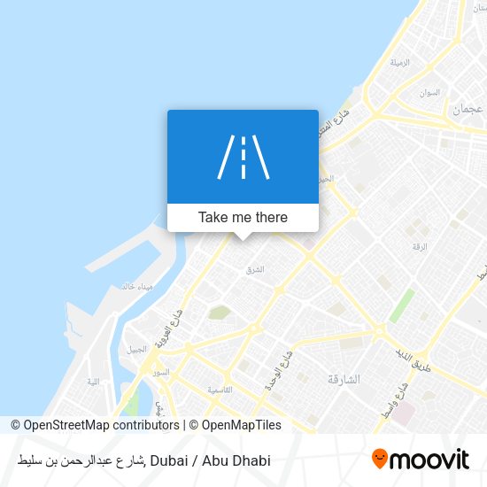 شارع عبدالرحمن بن سليط map
