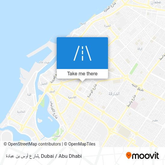 شارع أوس بن عبادة map