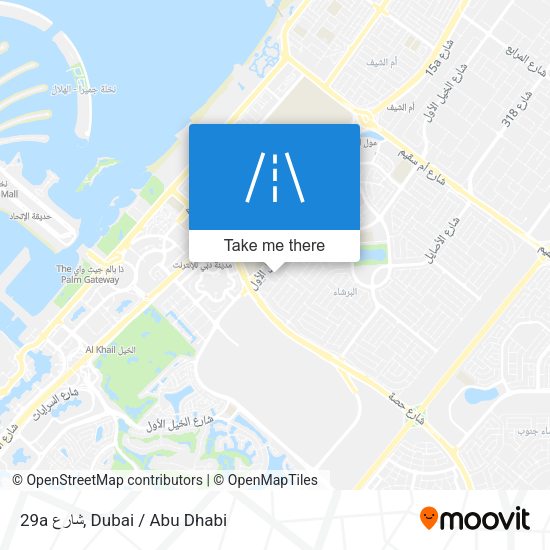 29a شارع map