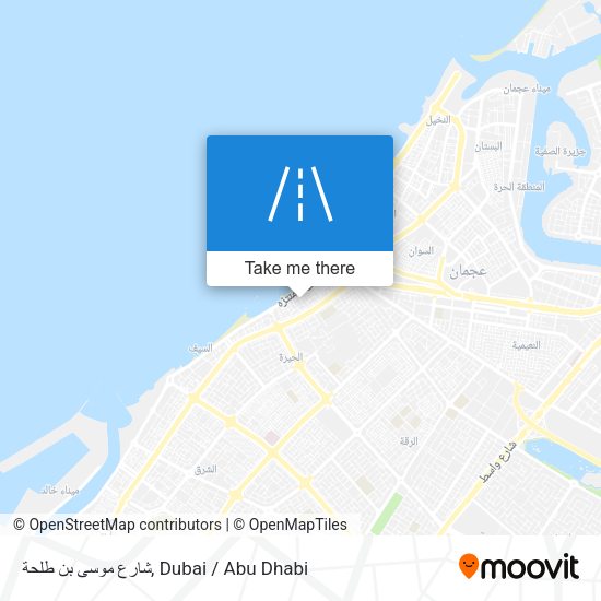 شارع موسى بن طلحة map