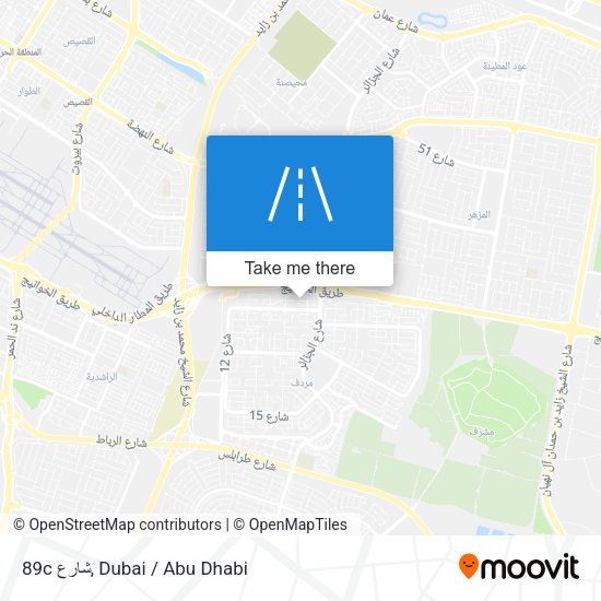 89c شارع map