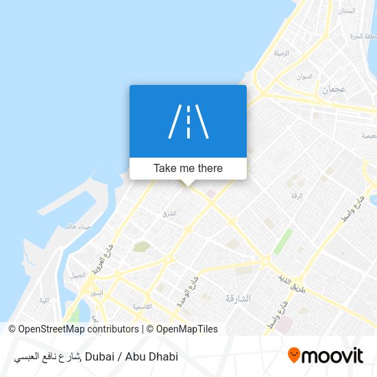 شارع نافع العبسي map