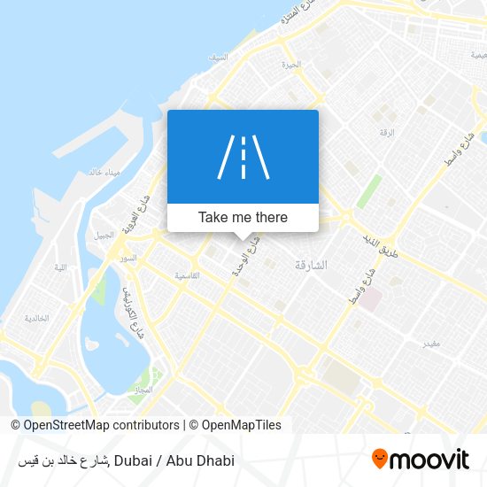 شارع خالد بن قيس map