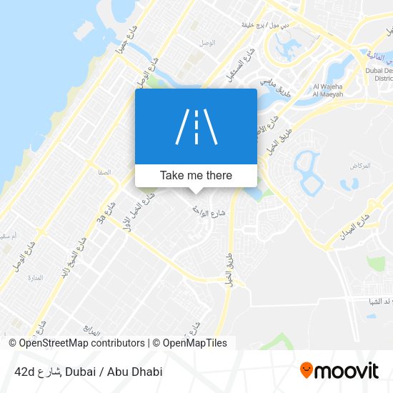 42d شارع map