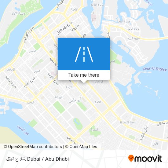 شارع الهَيْل map