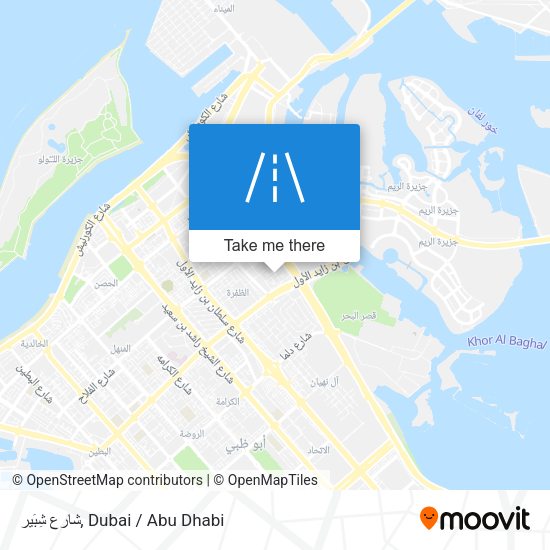 شارع شِبَير map