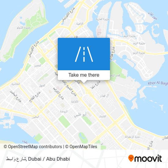 شارع وَاسِط map