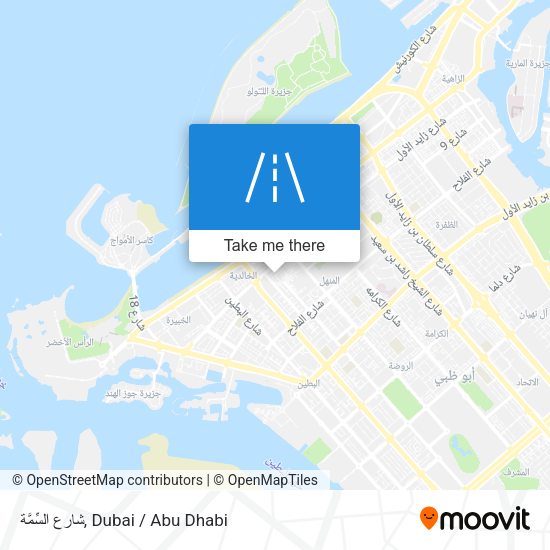 شارع السِّمَّة map