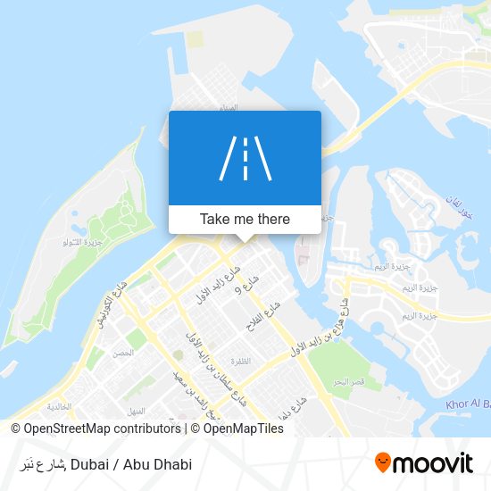 شارع نَبَر map