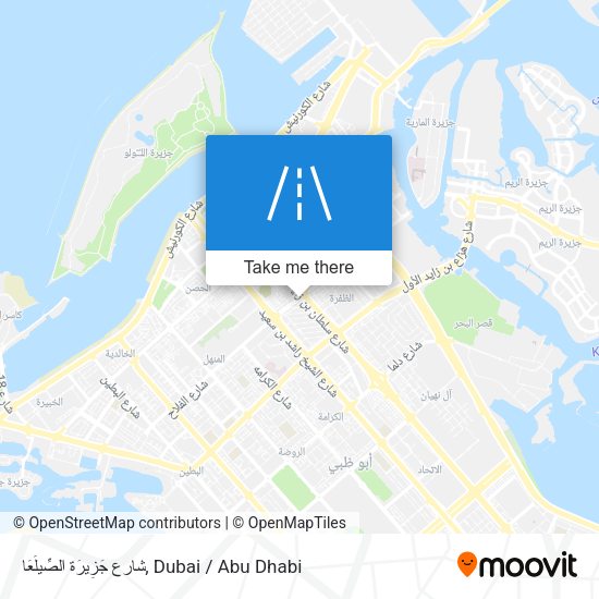 شارع جَزِيرَة الصِّيلَعَا map