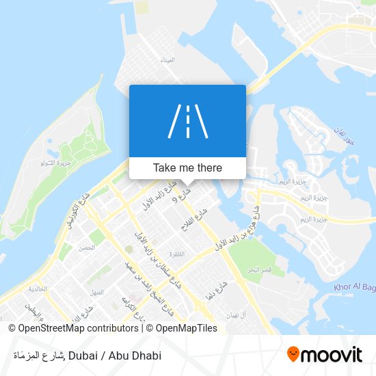 شارع المِزمَاة map