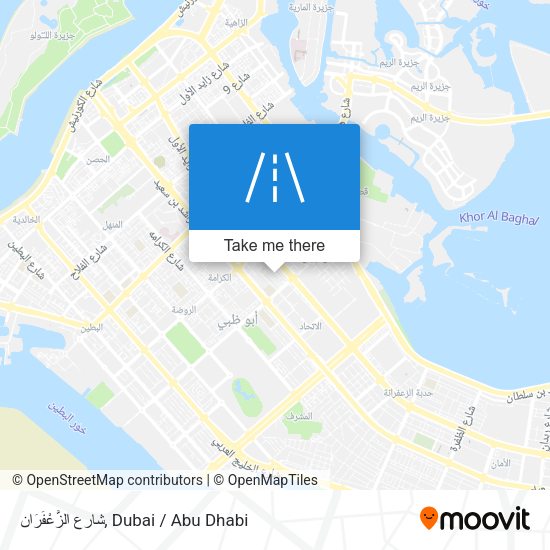 شارع الزَّعْفَرَان map