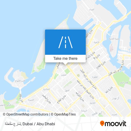 شارع مَكْحَلَة map
