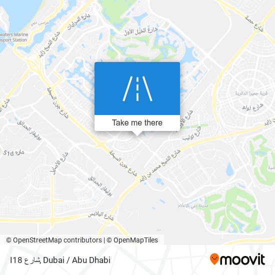 I18 شارع map