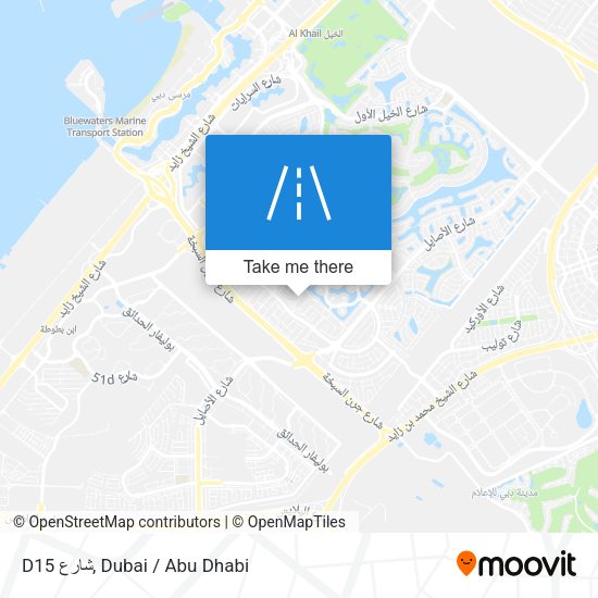 D15 شارع map